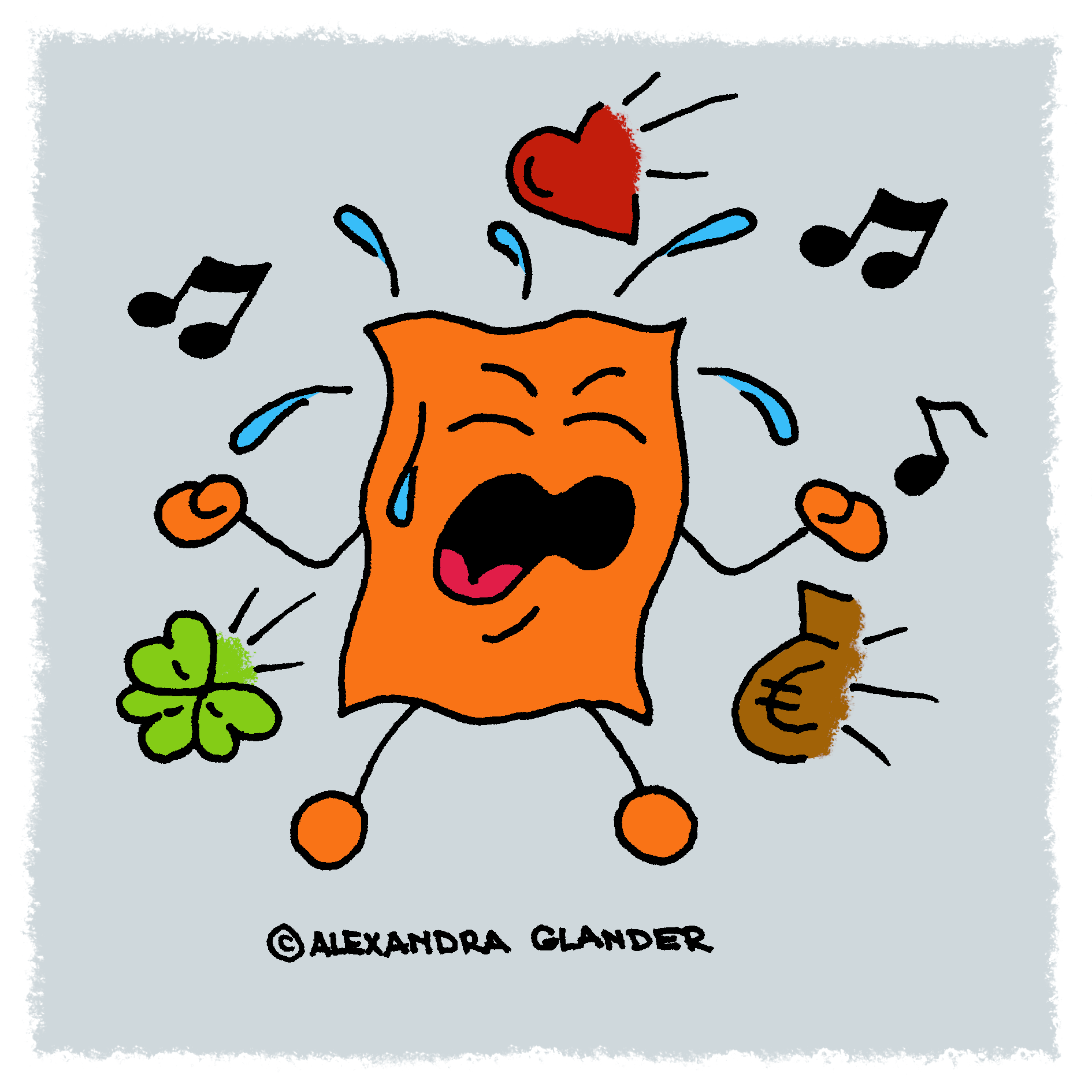 J_singt sein Leid laut raus