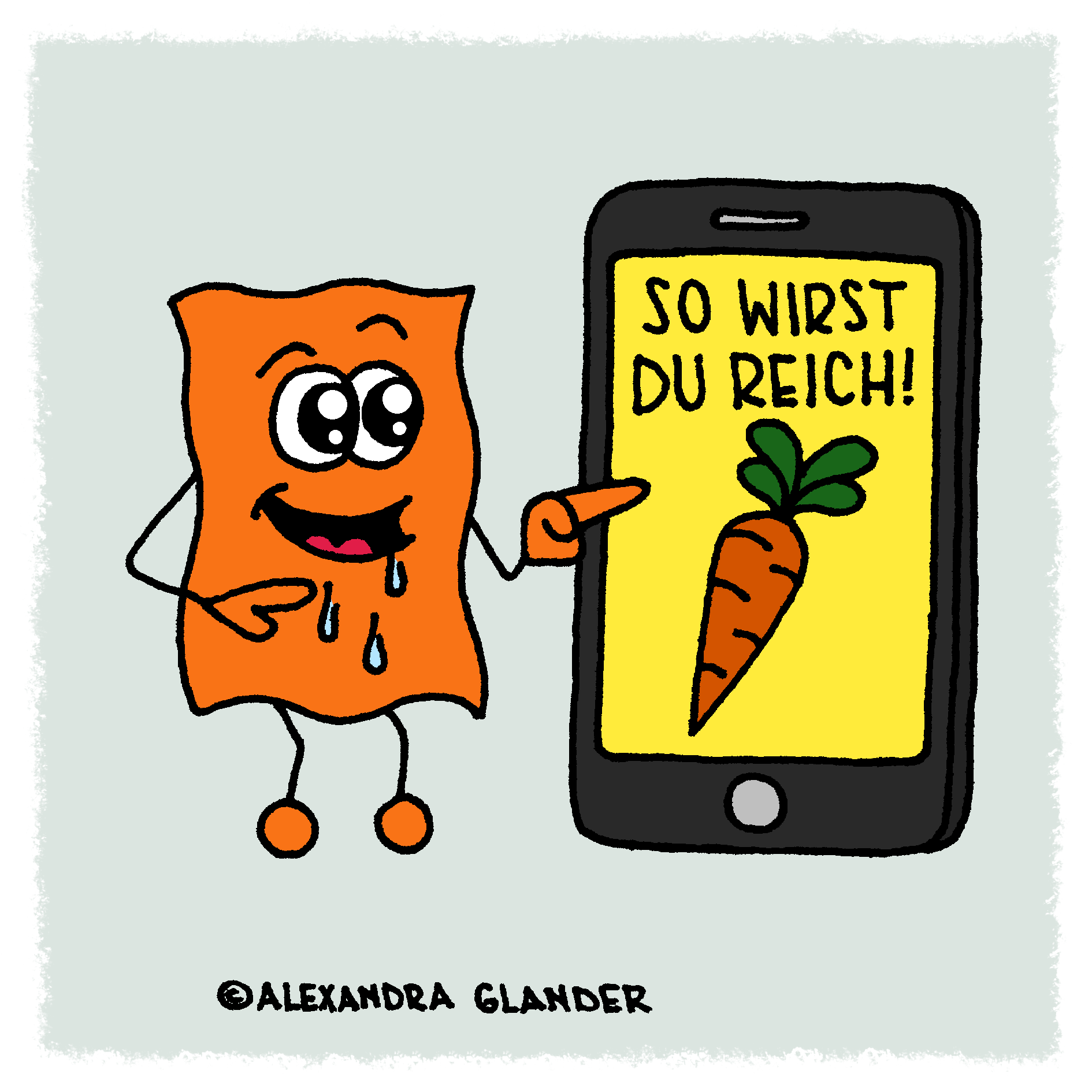 J_so wirst du reich-Karotte