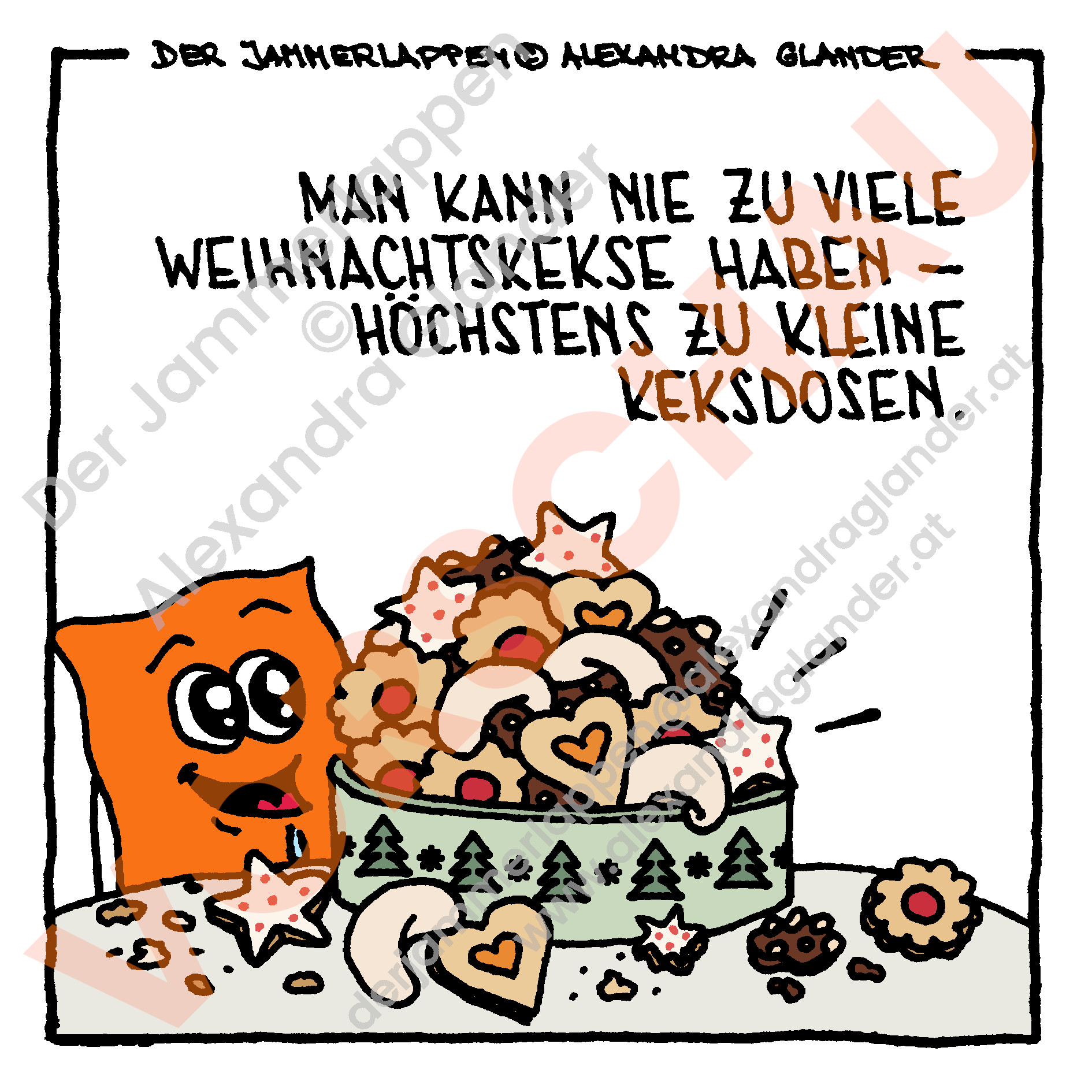 Motiv 05: überfüllte Keksdose