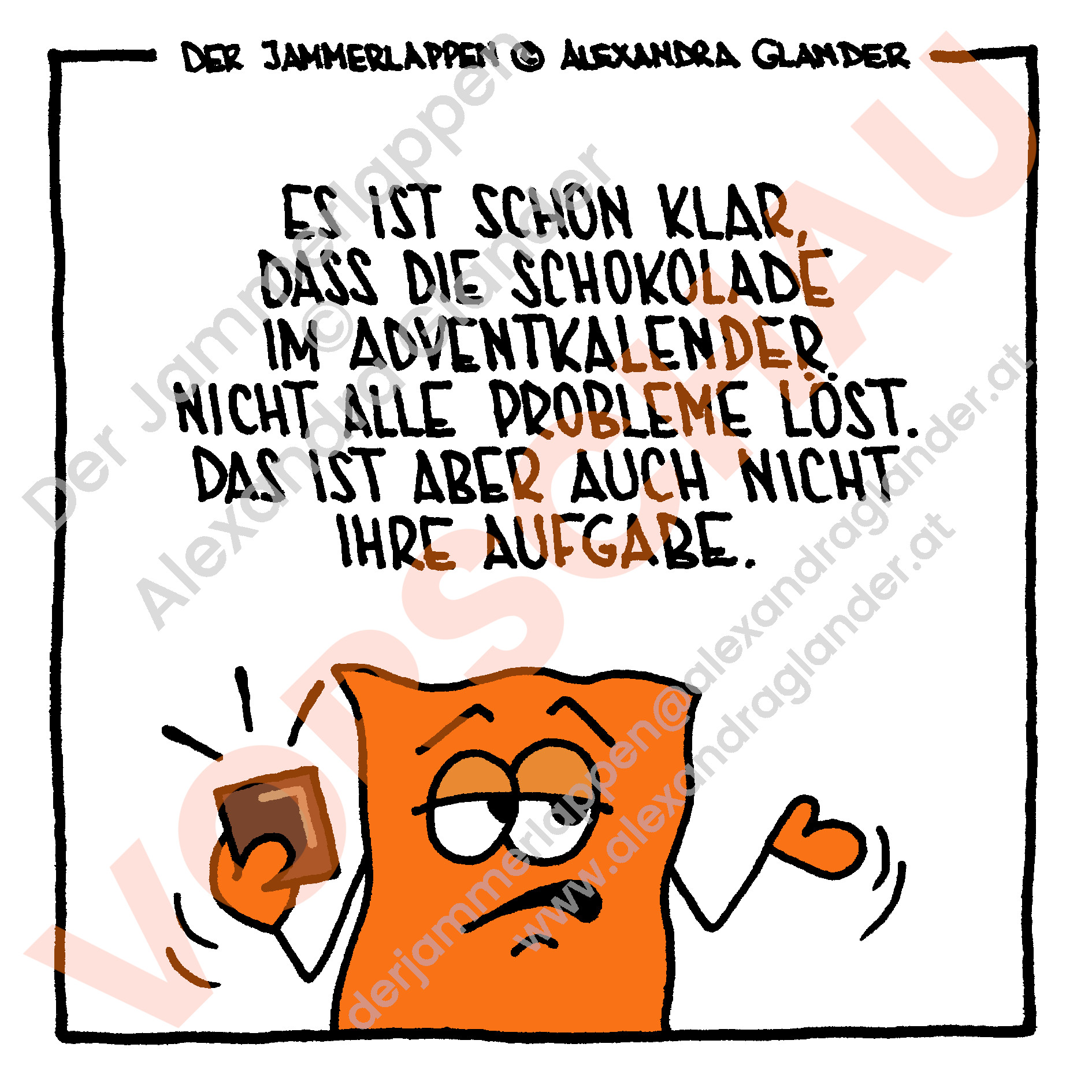 Motiv 16: Problemlöser Schokolade